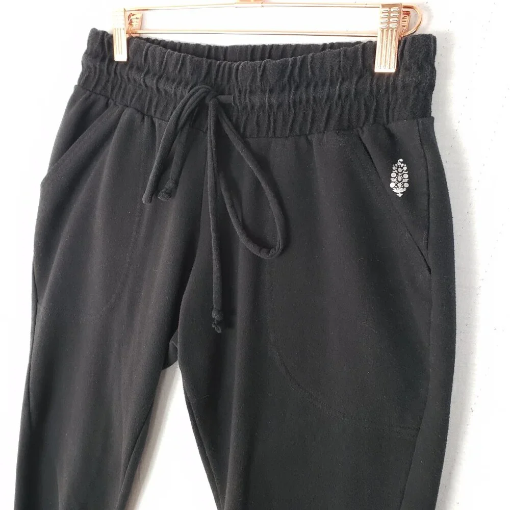 Free People Movement Sunny Sweatpants Joggers Black size S Yoga Athleisure Gym